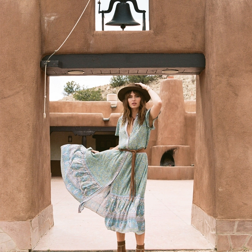 Jasmine Jade Flutter Sleeve Dress Spell Designs S - Picture 3 of 15